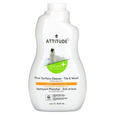 ATTITUDE 바닥 표면 세척제 타일 및 목재용 시트러스 제스트 1.04l(35.2fl oz), One Color, One Size, 1040ml, 1개