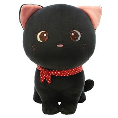 귀여운 선물용 목돌이 고양이 인형, Y블랙고양이28cm