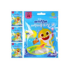 핑크퐁 어린이 치실, 4개, 32개입