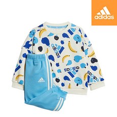 아디다스 ADIDAS 돌선물백일선물 85-100cm 유아 프룻 패턴 조거세트키즈세트 IS2685 182990