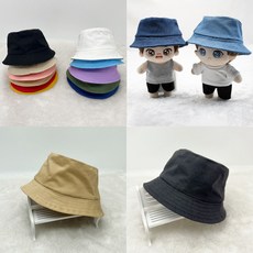 티니숲속 10cm 15cm 20cm인형옷 벙거지 모자 아이돌, 블랙, 20cm, 블랙