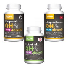 자로우 Jarrow QH 앱솔브 유비퀴놀 100mg 60정 120정, QH 유비퀴놀 100mg 60정, 1개 - ubiquitiu6-pro