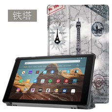 적용 FIREHD10 태블릿 보호케이스 101 인치 컴퓨터 가죽커버 휴면 케이스, 철탑