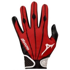 Mizuno Vintage Pro Mens Batting Gloves BaseballSoftball 1 Pair 330286, One Color_Red, One Color