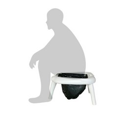 아스크몰 휴대용 차박 간이화장실 캠핑용 변기, 1개