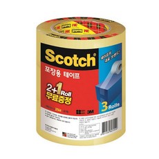 3M 스카치 포장용 테이프 투명 3625V 2+1(48x25m), 단품