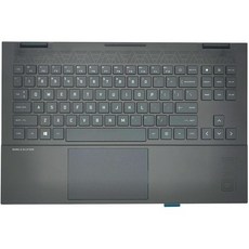 HP Omen 15EK 15EN 0013DX 시리즈 노트북 상단 커버 백라이트 키보드 어셈블리 M00666001 M00667001 TPNQ236 Q238 블랙용 교체용 상부 케, HP Omen 15EK 15EN 0013DX 시리즈 노