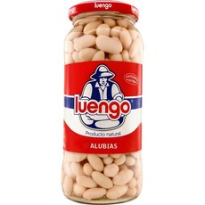 스페인 루엥고 LUENGO 삶은 흰강낭콩 통조림 570g, 4개