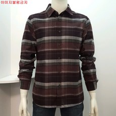 뱅뱅 빅사이즈 남녀공용 혼방 혼합체크 긴팔 셔츠 남방 BSG601bc