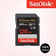 샌디스크 SD메모리카드 SDXC Extreme Pro 익스트림 프로 UHS-I SDXXD 128GB