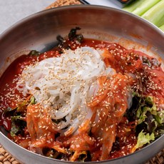 [제철특가] 갑오징어 물회 회무침 육수 밀키트 풀세트 디아머스, 1개, 540g (갑오징어200g+육수340g)