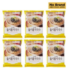 노브랜드 고소한들기름막국수167g, 167g, 6