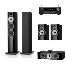 데논 AVC-X4800H + B&W 704 S3 5채널(71/706) 홈시어터 홈시네마, 5채널(Satin White)