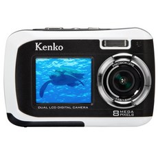 Kenko 듀얼 모니터 디지털 카메라 DSC880DW IPX8 상당한 방수 DSC880DW, 1개