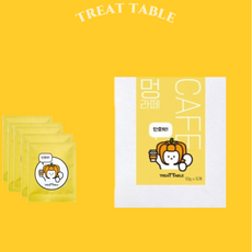 트릿테이블 멍라떼 강아지음료 강아지주스 강아지 음수량, 5개
