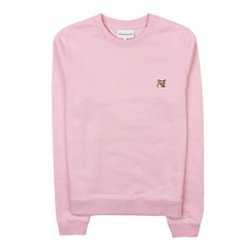 [라벨루쏘] [메종 키츠네] LW00302KM0001 PALE PINK 폭스헤드 패치 맨투맨