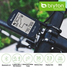브라이튼 라이더 420E GPS 자전거 속도계, 420E 독립형 버전, 1개