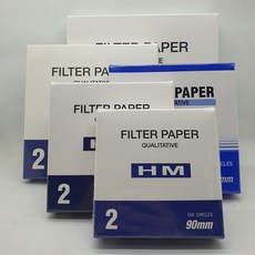 현대마이크로 정성여과지 NO2 (90mm~900mm) Filter Paper 필터페이퍼, Ø 90mm [HM00205090], 100ea/pk, 1개, 1개입