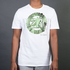 JORDAN MEN PURE MONEY BANK NOTE TEE (WHITE)