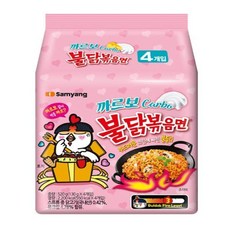 삼양식품 까르보불닭볶음면 130Gx4입