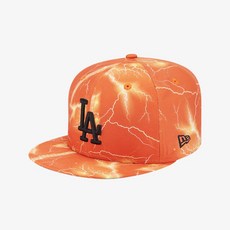 newera 뉴에라 라이트닝 LA 다저스 스냅백 오렌지 12359473