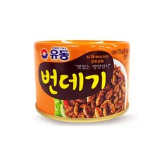 TORIMALL 유동 번데기 통조림 130g 술안주 고단백간식 번데기캔, 유동번데기통조림130g