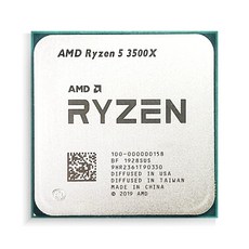 AMD Ryzen 5 3500X 3.6GHz 6 코어 스레드 CPU 프로세서 7NM L3 = 32M 000000158 소켓, 한개옵션0 - 3500x