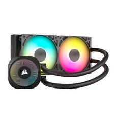 CORSAIR Nautilus 240 RS ARGB 액체 CPU 쿨러 - 240mm AIO – 저소음 직접 마더보드 연결 데이지 체인 인텔 LGA 1851/1700 AMD AM5, ARGB _360mm AIO | 블랙
