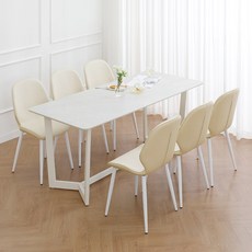 바네스데코 시렌즈 이탈리아 이태리 양면 세라믹 1700 6인 식탁세트 (의자포함), 그라지아(루치칸테), 의자 (아이6)