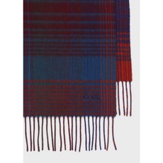 Paul Smith Gradation check scarf 230410 Dark Red