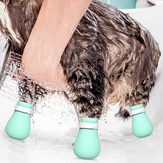 고양이 목욕 발톱긁힘방지 미끄럼방지 고양이미용, 민트, 1개