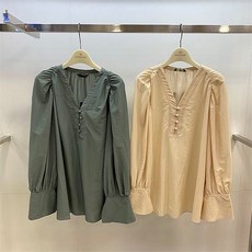 나이스크랍 나이스클랍 NC02 703 콩단추 블라우스 A203PWB703 (5801444)