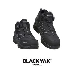 블랙야크 YAK-500D 안전화 6인치 다이얼 블랙, 블랙, 260
