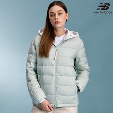 뉴발란스 여성 유러피안 구스다운 경량패딩 민트 NBNPC4W812-84