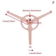 전자 레인지 턴테이블 브래킷 원형 회전 링 지지 롤러 유리 베이스 플레이트 트레이 홀더 스탠드 1개, [06] F, 06 F