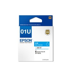 [EPSON] 정품잉크 T01U270 청록 (XP-15010/830매)