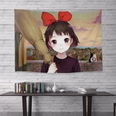 하비하버 마녀배달부키키 패브릭 포스터 애니메이션 브로마이드, 마녀배달부키키 옵션09