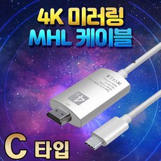 스마트폰 TV연결 미러링케이블 넷플릭스 C타입 to HDMI 4K 덱스 갤럭시S21 갤럭시S22 갤럭시S23 갤럭시S24, 5M, 1개