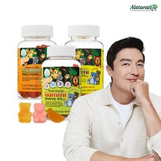 네추럴라이즈 꾸미 3종혼합60 구미젤리(멀티 비타민 칼슘) 총3병, 1개, 단품, 60정