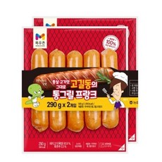 목우촌 주부9단 통그릴 프랑크 (290G*2입), 290g, 2개