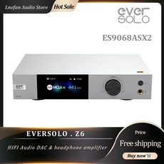 Eversolo Z6 ES9068AS * 2 DAC USB XMOS XU316 하이파이 오디오 디코더 32 비트 768Khz 디코딩 DSD512 블루투스 5.0 QCC5125, 1.Z6 - ifizendacsignaturev2