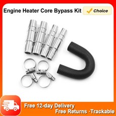 Engine Heater Cores Bypass Kit with 5/8`` 3/4`` Hose Compatible with Most Common Heater Hoses Engine - 모스트커먼