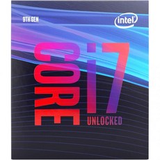 인텔 코어 i7-9700K 데스크톱 프로세서 8코어 최대 3.6GHz 터보 잠금 해제 LGA1151 300 시리즈 95W 353945, CPU Only - 9700k