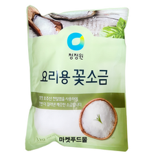 청정원 요리용 꽃소금 3kg, 1개