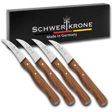 독일 슈베르트크론 너도밤나무 손잡이 야채 칼 세트 MADE IN GERMANY, 4개