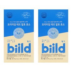 Biild 빌드 프리미엄 테프 발효 효소 3g x 30포 2박스 (2개월분)_