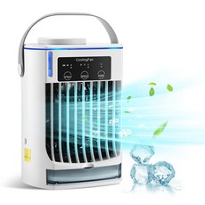휴대용 에어컨 미니 팬 쿨러 USB 3 단 기어 속도 가정 사무실용 가습기, 1.Type B