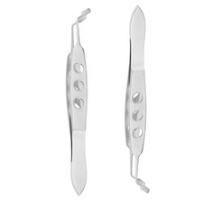 FWT 2pcs 안과 악기 쌍꺼풀 뚱뚱한 tarsal 글 랜드 마사지 족집게, 1개