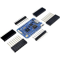 Wemos d1 mini pro 16 m 바이트 외부 안테나 커넥터 nodemcu esp8266 ESP 8266EX cp2104 wifi 개발 보드 usb 어댑터, 미국, 파란