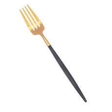 큐티폴 고아 블랙 골드 커트러리, 1개